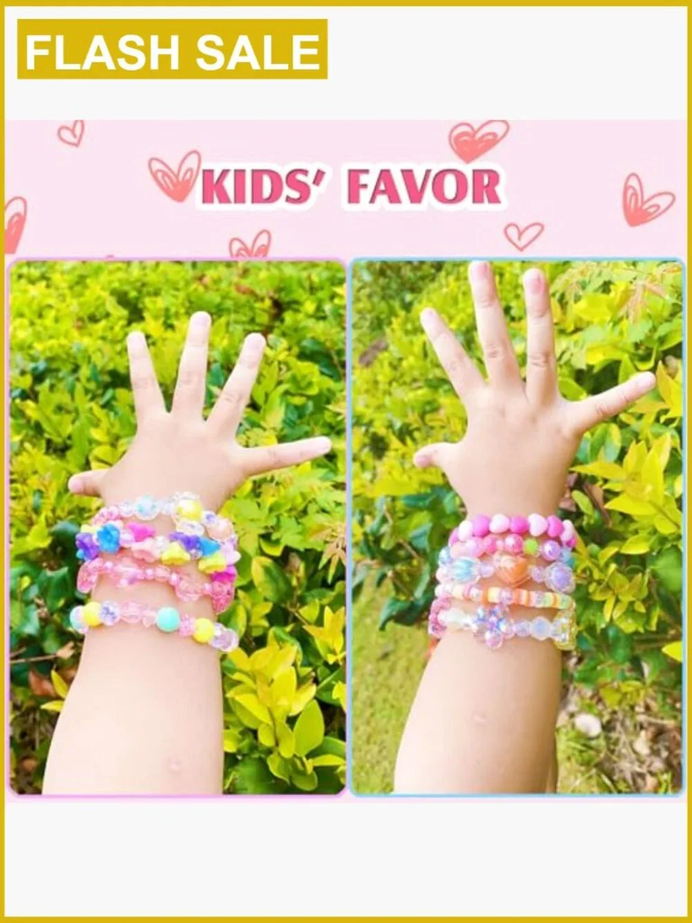 27 Colorful Beaded Bracelets for Girls Princess Pretend Play Jewelry Birthday